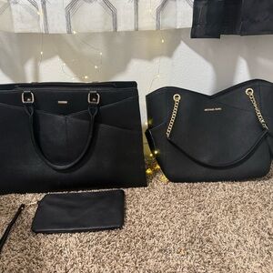 Michael Kors Black Women's Bag Set